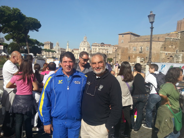 Ilario Di Buò e il vicepresidente Sante Spigarelli