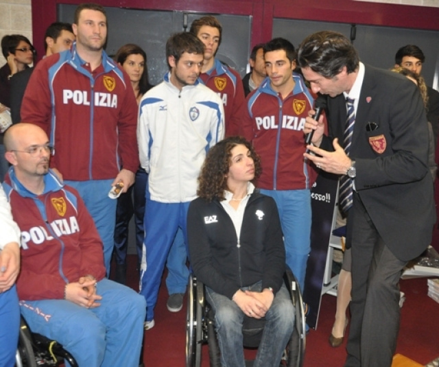 Elisabetta Mijno e i campioni dello sport contro doping e bullismo