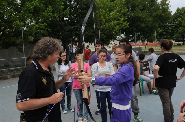 Prove di tiro con i ragazzi di Concordia 