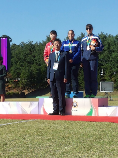 Guendalina Sartori sul podio