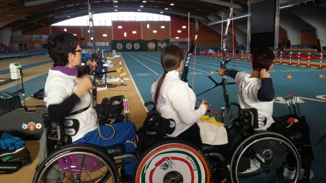 Uno scatto dall'allenamento di oggi