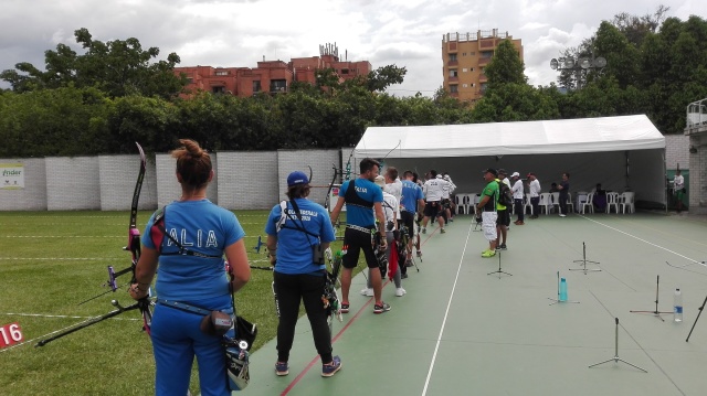 Azzurri impegnati a Medellin