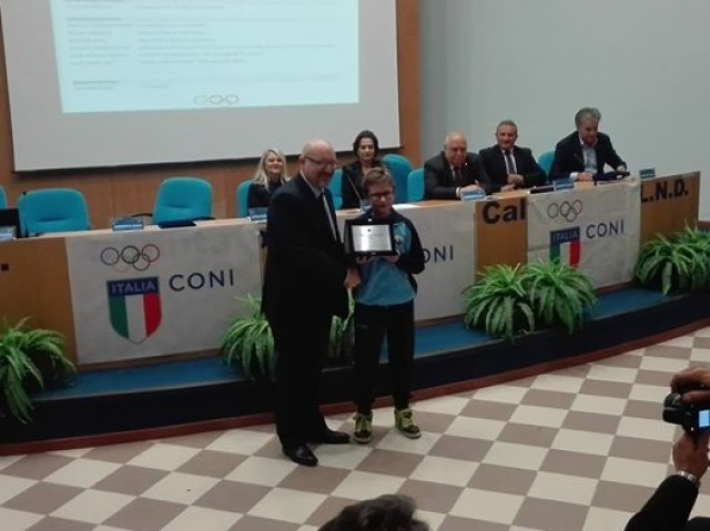 Il Coni Calabria premia Francesco Poerio Piterà