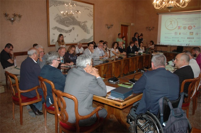 I relatori nella Sala Pedenin