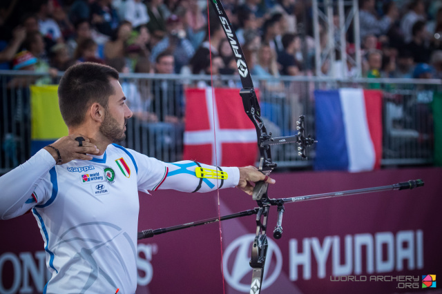 Mauro Nespoli d'argento nella finale di coppa del mondo